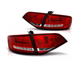 Audi A4 B8 08-11 Sedan Rød Hvid Led Lygter