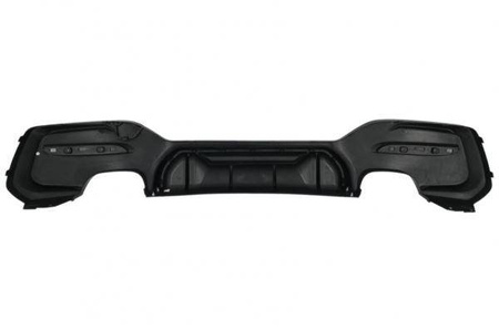 DIFFUSER BMW F20 F21 15-19 TWIN DOUBLE PIANO BLACK