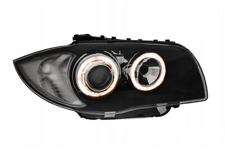 Forlygter Bmw e81 e87 ringi sort 2stk
