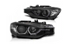Lygter Bmw F30 F31 11-15 Led Sort Drl Xenon Afs