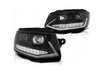 Forlygter Vw T6 15- Sort rørlys Led Drl
