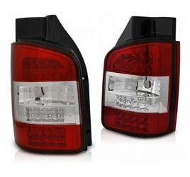 RØDE HVIDE LED-LAMPER til VW T5 10-15 TRANSPORTER