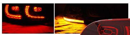 LED-baglygter VW GOLF 6 VI LED FK Smoke