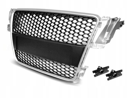 Audi A5 sølv frontgrill i RS-stil 07-11