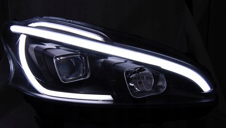 Peugeot 208 12-15 Sorte Led Drl-forlygter