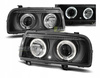 Forlygter Vw Vento 92-98 ringi sort