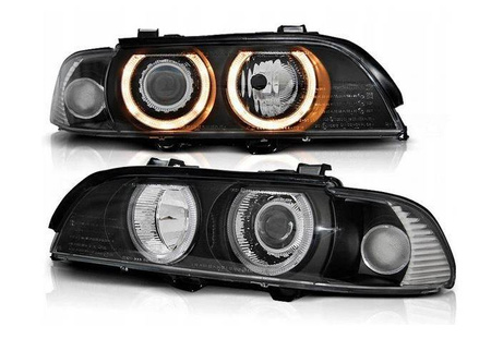 Forlygter bmw e39 ringi sort