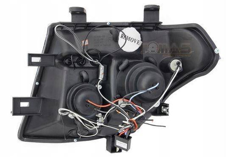 Forlygter Nissan Navara III CHROM RINGI