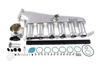 Toyota Lexus 2JZ-GE indsugningsmanifold med gasspjæld og fuel rail