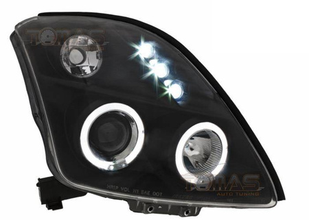 Suzuki Swift Ringi Sorte forlygter