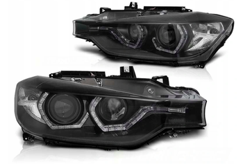 Lygter Bmw F30 F31 11-15 Led Sort Drl Xenon D1s
