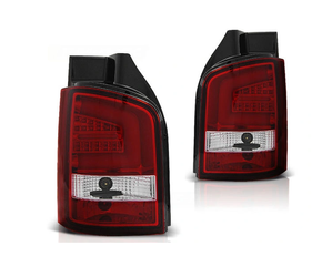 LED-lys Vw T5 04.10- Rød Hvid Led Bar Tuning