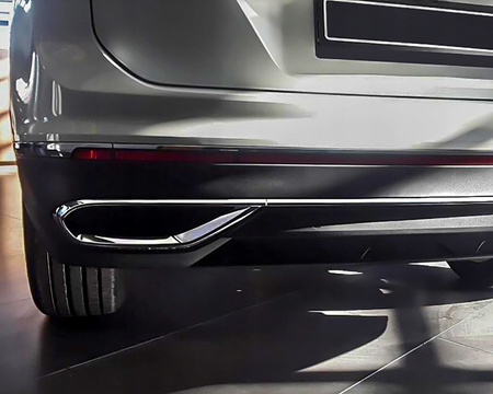 Dummy udstødningsspidsramme VW TIGUAN FL 2021-