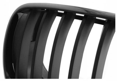 Frontgitter BMW X5 E70 X6 E71 08 SORT GLAS/MA