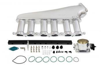 Toyota Chaser Supra 1JZ indsugningsmanifold med gasspjæld og fuel rail