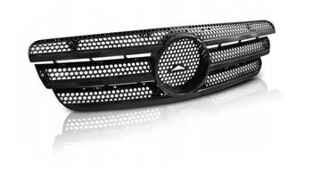 Grillgitter Mercedes W163 98-05 amg style sort