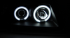 Lygteglas Audi A3 8l 96-00 Ringi Ccfl Sort
