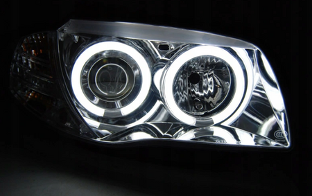 Forlygter Bmw E87 E81 04-11 Ccfl Chrome