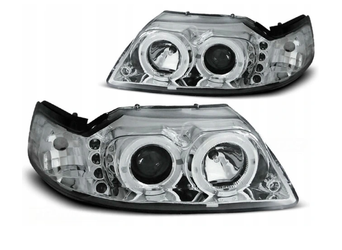 Forlygter Ford Mustang 98-04 Ringi Chrome