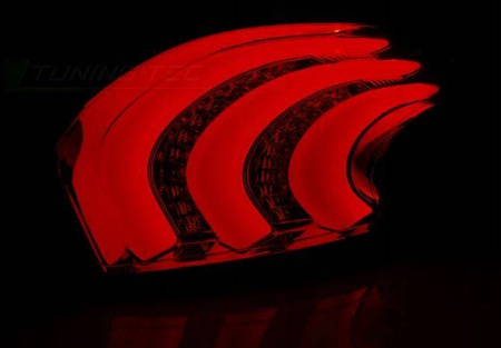 PEUGEOT 208 12-15 RØD SMOKE LED BAR LYS