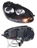 VW Golf V BLACK RINGI forlygter
