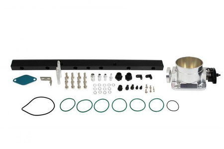 Toyota Lexus 1FZ indsugningsmanifold med gasspjæld og fuel rail