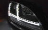 Audi TT forlygter 06-10 8j sort led dts