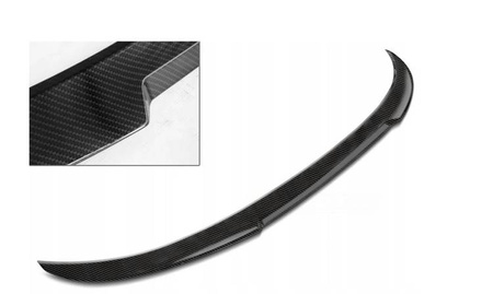 Bageste SPOILER V STYLE CARBON LOOK til BMW G30 17-