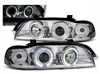 Bmw e39 ringi h1/h1 krom ringi-lygte forlygter