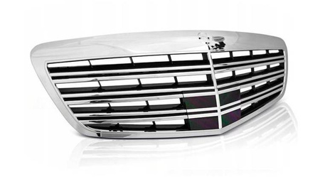 Grill Mercedes W221 09-13 S65 Amg Krom Sort