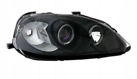 Honda Civic VI BLACK RING forlygter