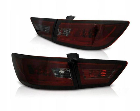 Renault Clio IV 13- røde røgfarvede led-lygter