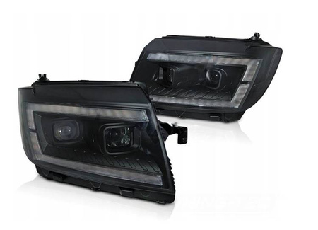 Tube Led-forlygter sort til Vw Crafter Ii 2017-