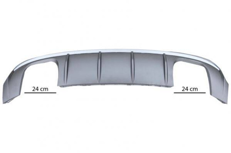 DIFFUSER TIL AUDI A3 8V 16-19 SEDAN LOOK S3 STD
