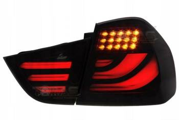 BMW E90 08-11 røgsort LED BAR-lys