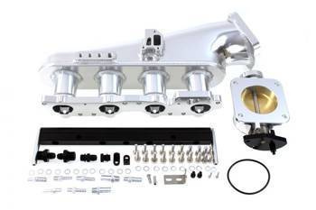 Nissan S14 SR20DET indsugningsmanifold med gasspjældhus og fuel rail
