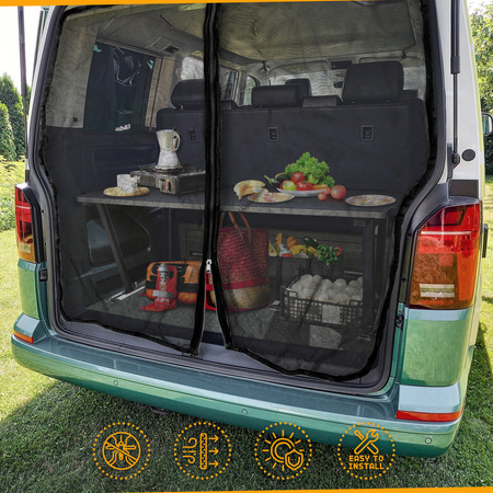 Myggenet til VW T6 sidedør 2015+