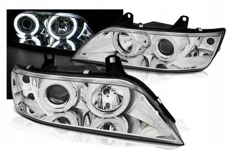 Bmw Z3 forlygter 96-02 ringi ccfl krom