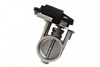 Udstødningsspjæld elektrisk PRO 63mm