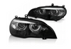 Lygter Bmw X5 E70 07-10 Ringe 3d Drl Blk Xenon Afs