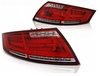 Audi tt 06-14 rød hvid led bar dts lamper