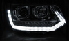 Lygter Vw T5 2010-2015 Led-rør krom T6 Look Dts