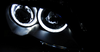 Bmw E46 01-05 Sedan Led Ringlys Sorte linser