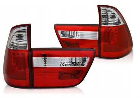 LED-lys Bmw X5 E53 99-03 r-w led bar