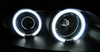 Forlygter Opel Astra G 97-04 Ring Ccfl Sort