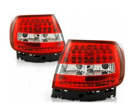 Audi A4 B5 RØD HVID LED-baglygte