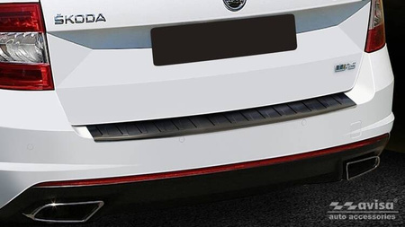 Dæksel til bagkofanger.til SKODA OCTAVIA III RS COMBINED (sort)