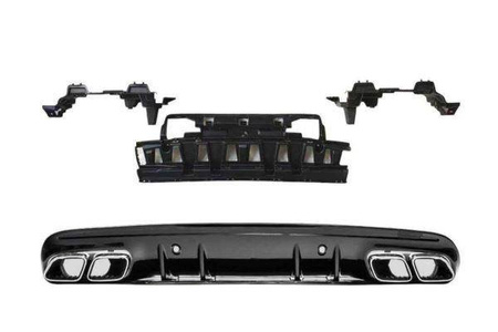DIFFUSER MERCEDES W205 LOOK C63 AMG SORT