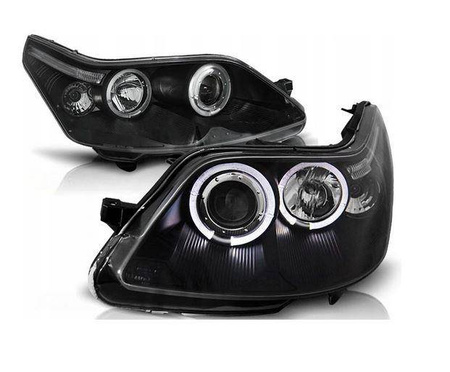 Citroen C4 Angel Eyes sorte forlygter