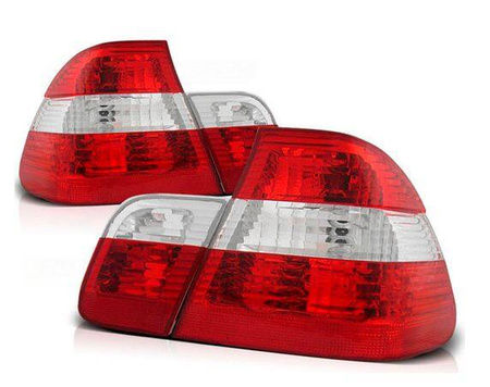 BMW E46 CLEAR RED baglygter